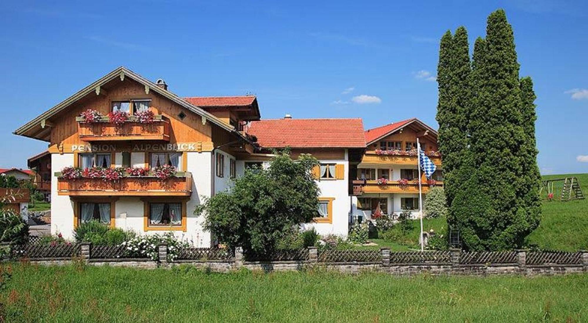 Pension Alpenblick Hotell Pfronten Exteriör bild
